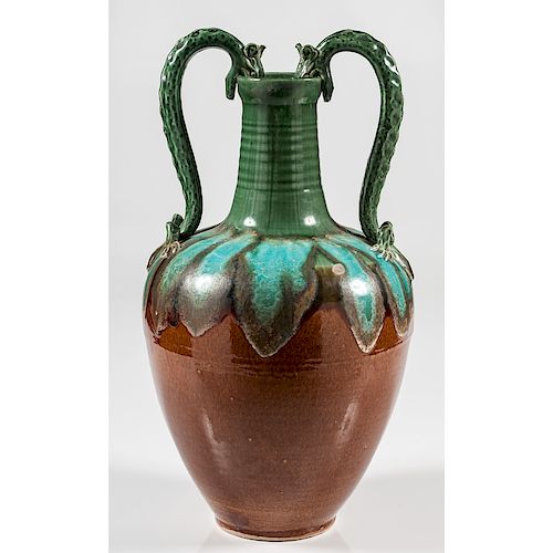 Vase with Dragon Handles 