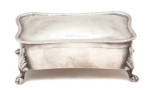 An English Silver Footed Covered Dish, T.H. Hazelwood & Co., Birmingham, 1909,