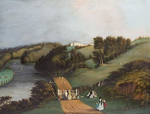 William Maurice, (British, 19th Century), Dinsdale Spa, Durham