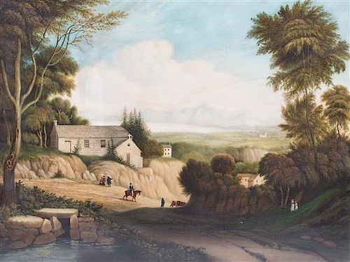 William Maurice, (British, 19th Century), Derwent-Water, From Applethwaite, 1842