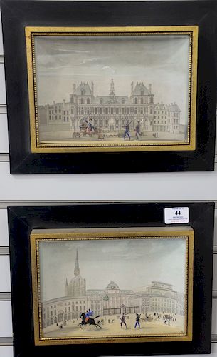 Set of four Victorian framed pieces having lead soldiers in painted and printed shadow box frames, 7 1/4 in. to 10 in.