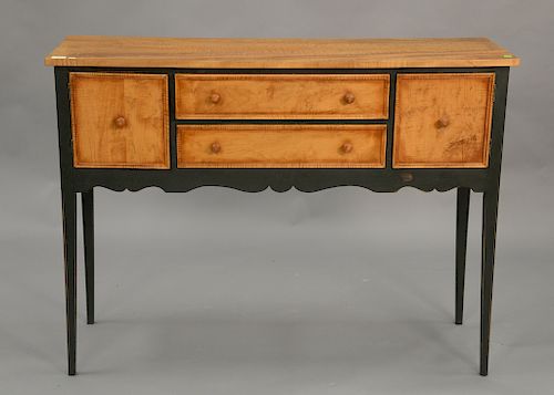 Michael Camp figured maple sideboard. ht. 39 in., wd. 52 in.