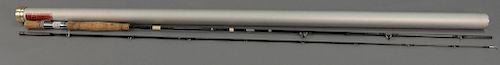 Orvis graphite 9 1/2 tarpon 6 7/8 oz. 12 weight fly rod two part.