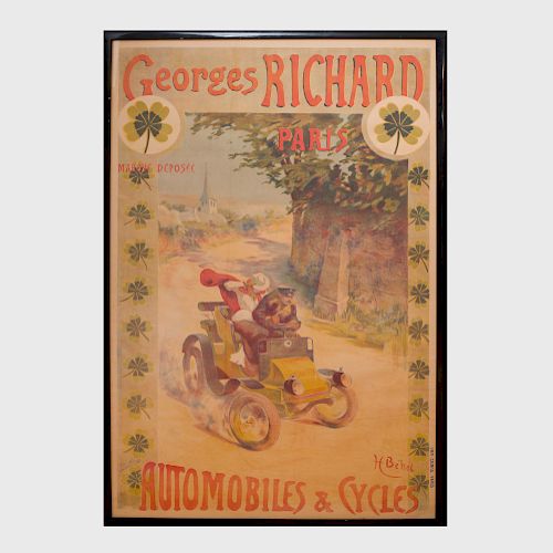 After Henri Behel : Georges Richard Automobiles and Cycles