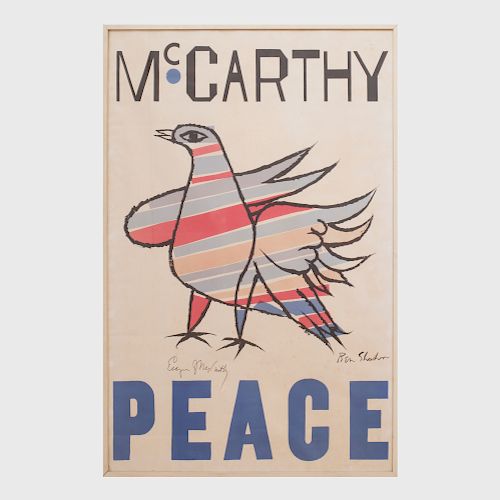 After Ben Shahn (1898-1969): McCarthy, Peace