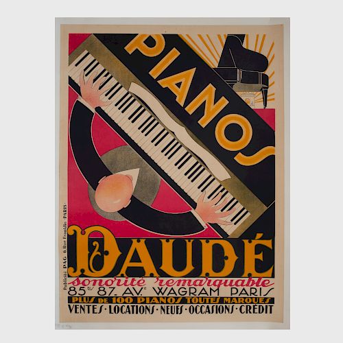 André Daudé (1897-1979): Pianos Daudé