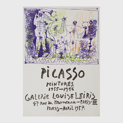 Pablo Picasso (1881-1973): Picasso Paintings 1955-1956; Affiches Originale; and Les Ménines