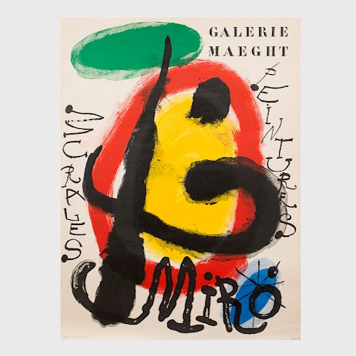 Three Joan Miró Posters