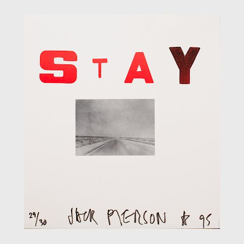 Jack Pierson (b. 1960): Stay