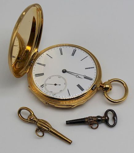 JEWELRY. 18kt Gold Patek Philippe Repeater.