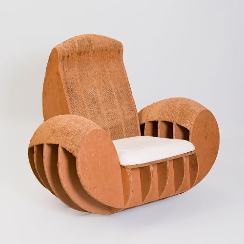 Cardboard Chair, in the Manner of Frank Gehry