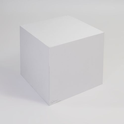 Albrizzi Acrylic White Cube Table