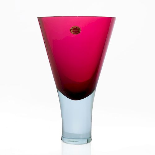 Murano Seguso Glass Vase