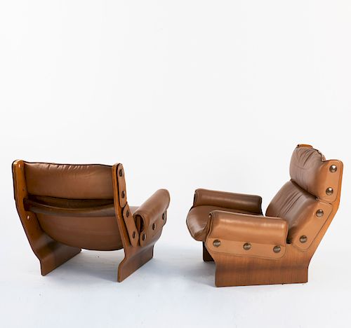Two 'Canada - P110' armchairs, 1965