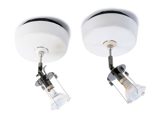 Two 'Lucy' ceiling lights, c. 1970