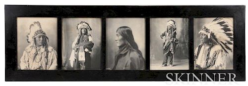 Five Framed F.A. Rinehart Photographs
