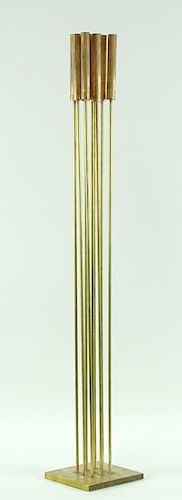 Contemporary 9 Rod Brass Kinetic Sculpture
