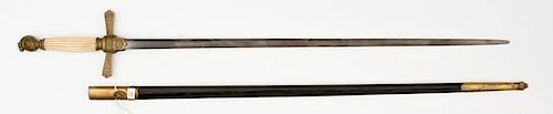 Militia Sword Ca1840 with Scabbard 