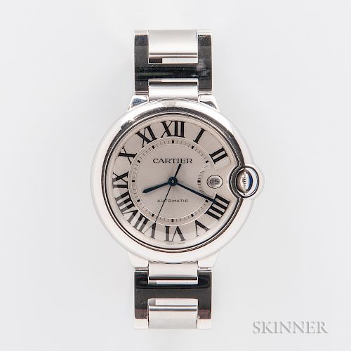 Cartier "Ballon Bleu" Stainless Steel Wristwatch