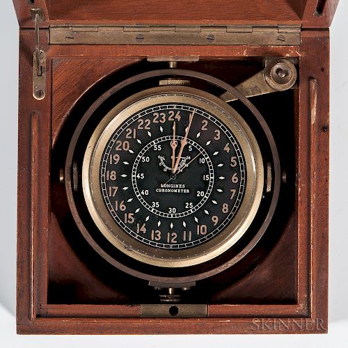Longines Two-day Gimbaled Deck Chronometer