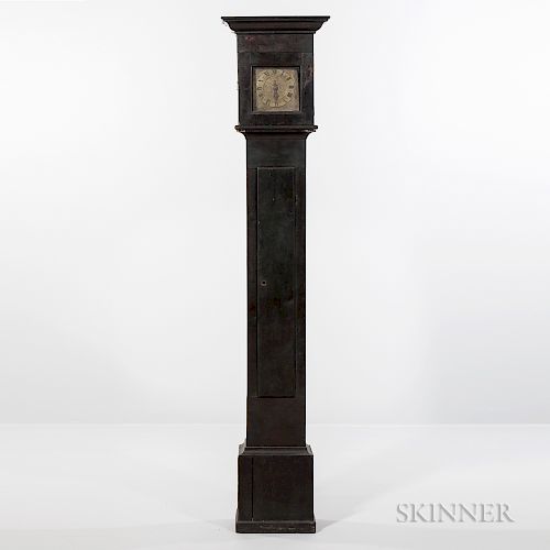 Early Black-painted Longcase Clock