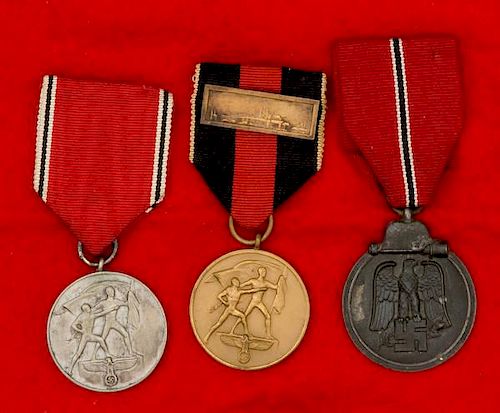 German WWII Medals, Lot of Three 