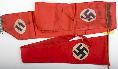 German WWII Party Pennant and Runner 