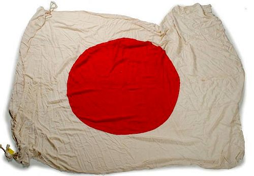 Japanese WWII Large National Flag 