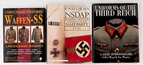 Assorted Military Books on German Uniforms, Lot of Three 