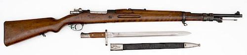 **Spanish Mauser Model 43 Rifle with Bayonet 