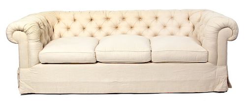 A Pair of Contemporary Upholstered Sofas