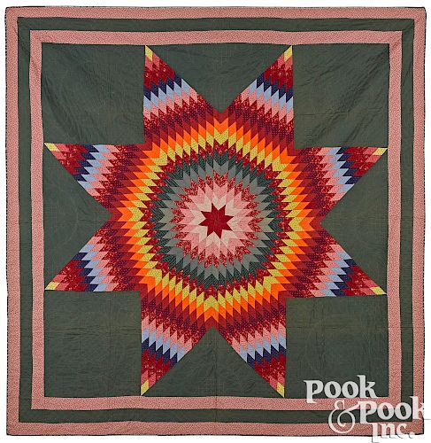 Pennsylvania patchwork lonestar quilt