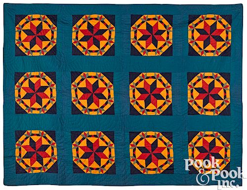 Pennsylvania patchwork crown of thorns quilt