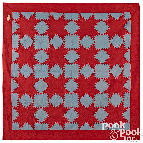 Pennsylvania patchwork starburst variant quilt