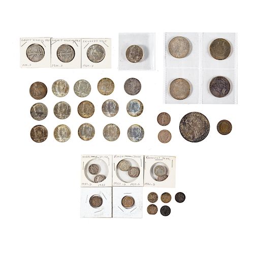U.S Silver Coins and 1909 Unc Indian