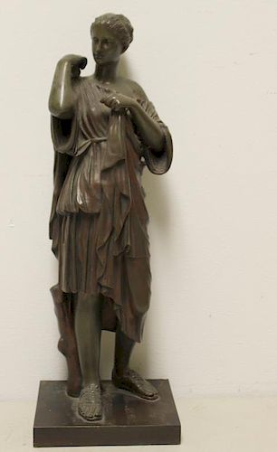 UNSIGNED. Bronze Sculpture Of A Classical