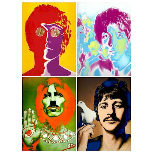 Richard Avedon. "The Beatles," offset lithographs