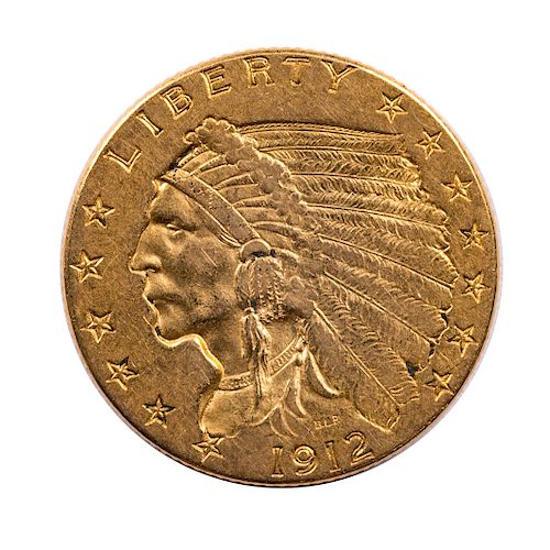 1912 $2.50 Gold Indian Quarter Eagle