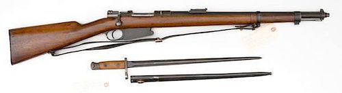 **Model 1889 Belgian Mauser Bolt-Action Rifle 