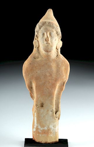 Cypriot Terracotta Figure of a Warrior, ex-Bonhams