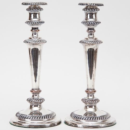 Pair of Sheffield Candle Sticks