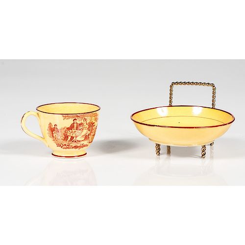 Canary Transfer Cup and Saucer