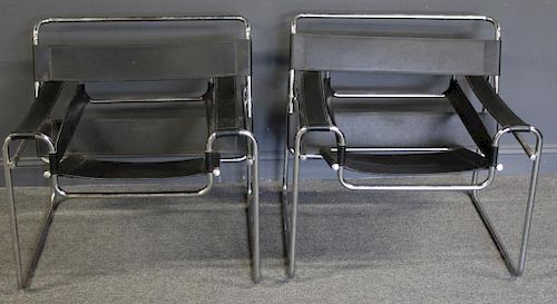 MIDCENTURY. Pair Of Marcel Breuer Wassily Chairs.