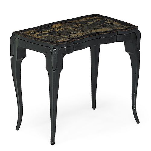 JANSEN (Attr.) LACQUERED TRAY TABLE