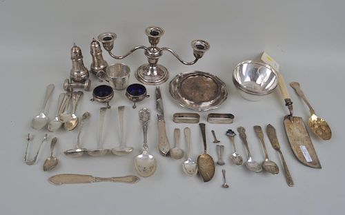 Group Mostly Sterling Tableware