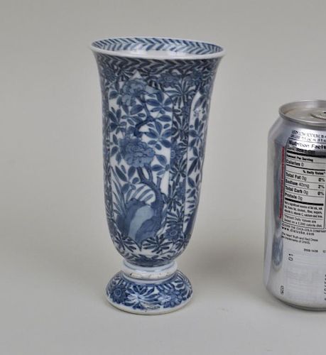 Chinese Blue/White Porcelain Goblet