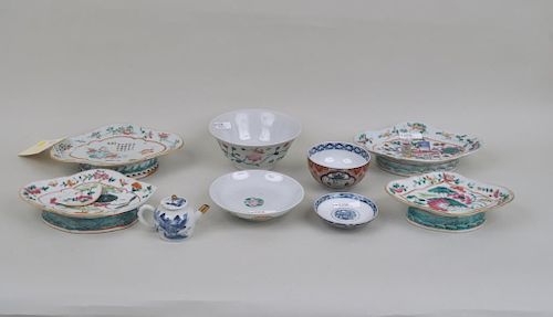 Group Eight Asian Porcelain Items