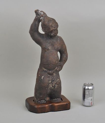 Han Dynasty Pottery Figure of Acrobat