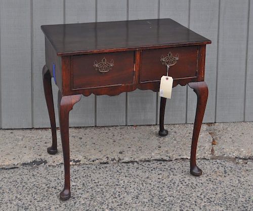 English Queen Anne Walnut Dressing Table
