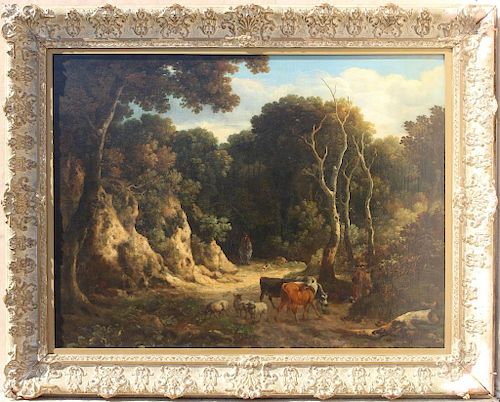 Philip Reinagle (1749 - 1833) Wooded Landscape